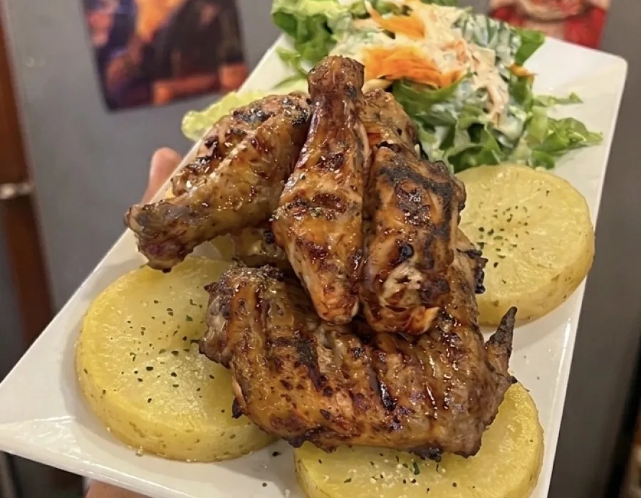 Alitas a la Parrilla